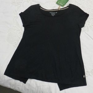 Toad & Co. new with tag! Tissue Crossback S/S Tee, black M